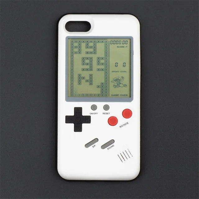Чехол для телефона Tetris Gameboy в стиле ретро Apple iPhone 7 8 Plus мягкий чехол из ТПУ X 6 6s |