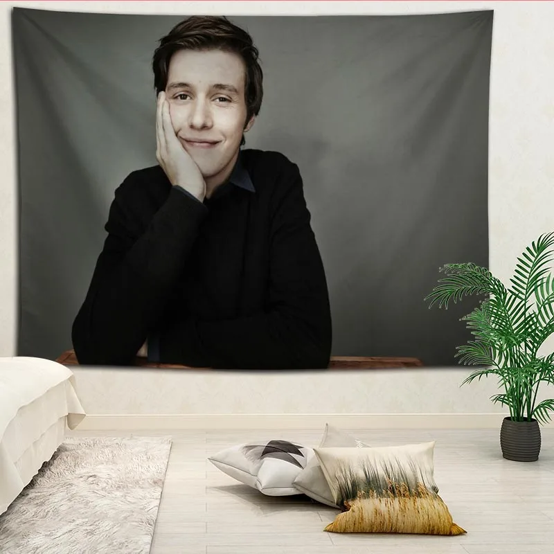 

Ник Робинсон гобелены висячая ткань задний фон настенное покрытие спальня ремонт кровать украшения гобелен Пользовательский логотип