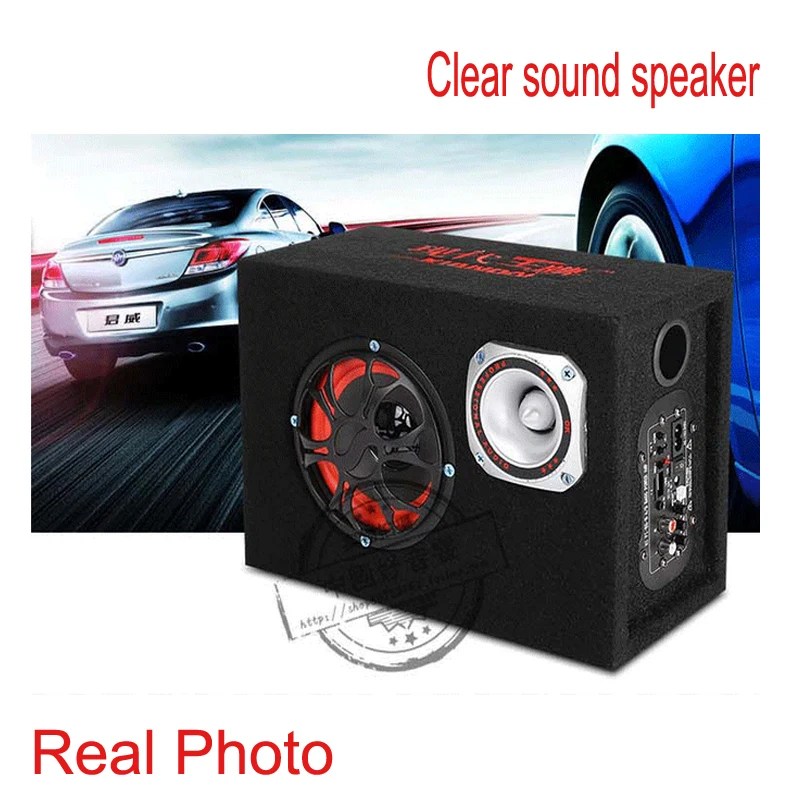 Портативная 6 дюймовая 12 В 220 автомобильная аудиосистема hifi активная колонка с
