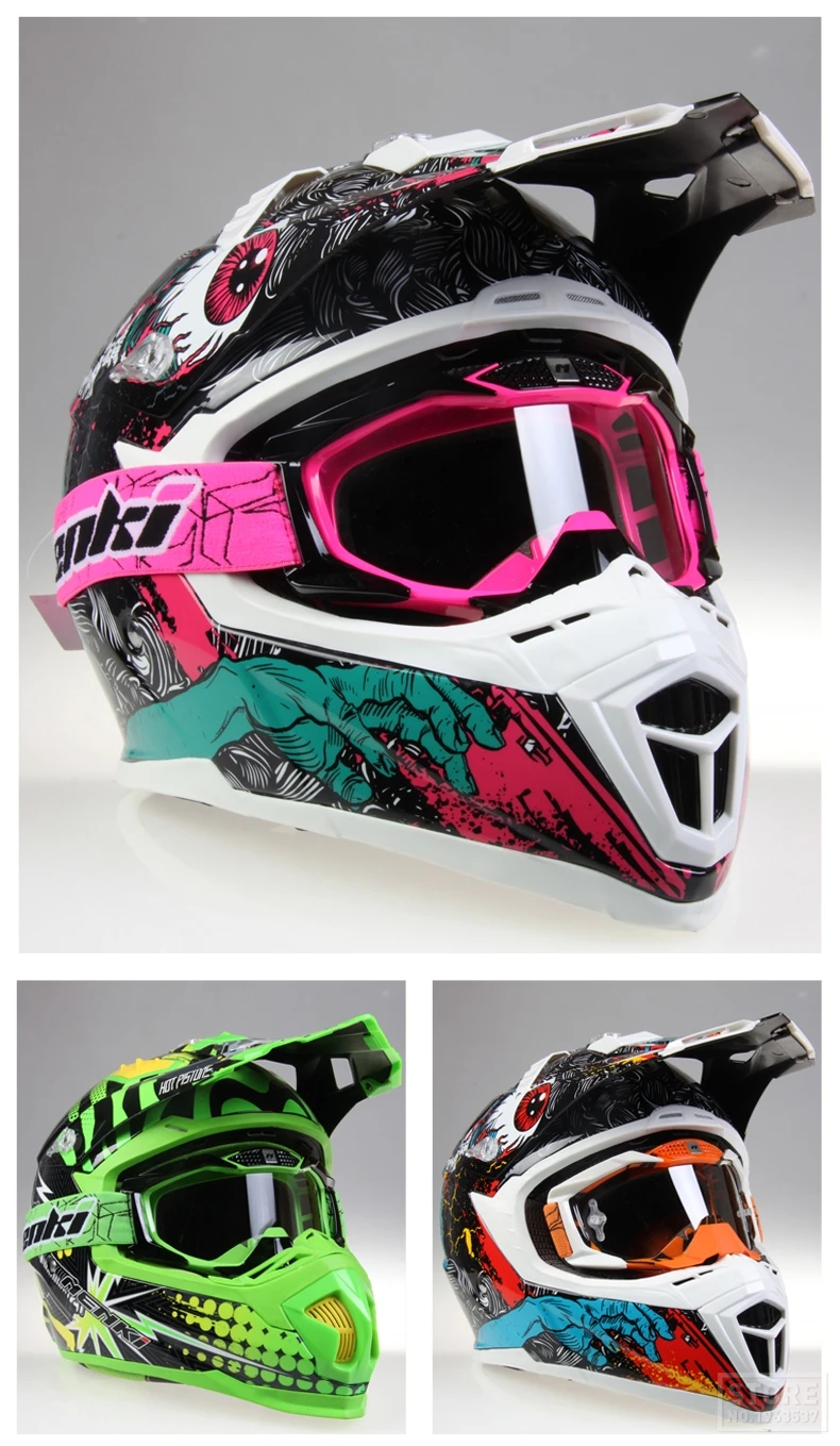 NENKI Lunettes Moto rcycle очки для мужчин и женщин внедорожные очки для мотокросса MX ATV Dirt Bike лыжные очки шлем очки