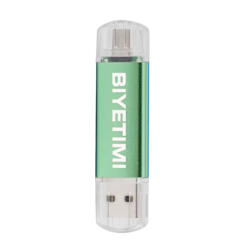 Usb флеш-накопитель, настоящая высокая скорость OTG 8 ГБ 16 ГБ 32 ГБ, флеш-накопитель Usb 2,0, флеш-накопитель, флешка для Android - Цвет: Зеленый