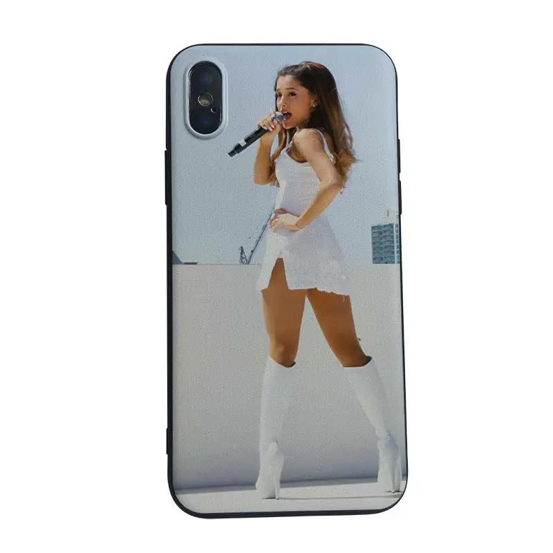 Мягкий резиновый чехол для телефона MaiYaCa Cat Ar Ariana Grande из ТПУ iphone 6s X 8 8plus 7 7plus 6plus 5S SE