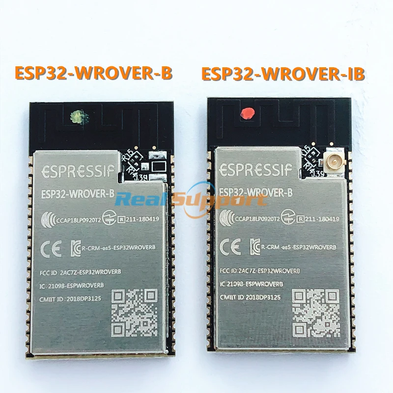 

ESP32-WROVER-B PCB onboard antenna ESP32-WROVER-IB Ipex antenna module based on ESP32-D0WD WiFi-BT-BLE MCU module 4MB SPI flash