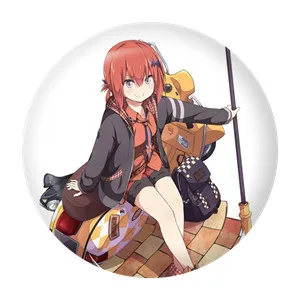 6/12 шт./набор 58 мм значок аниме Габриэль Падение Повседневная жизнь Тенма белая