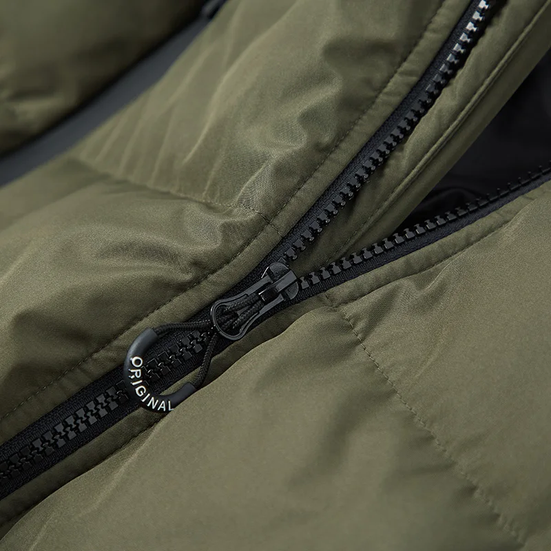 SEMIR пуховик для мужчин повседневное плотное теплое зимнее длинное пальто с