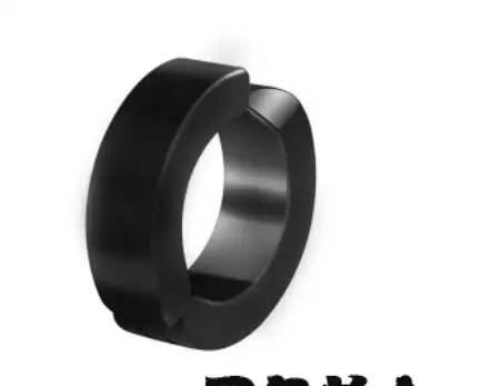 Серьги круглые золотистые/черные с двумя магнитами 2 шт.|magnetic earrings|earrings no piercinground