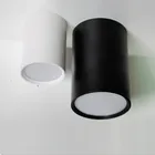 Светодиодный потолочный светильник с регулируемой яркостью светильники для столовой освещение бар магазин ресторан 5 Вт 7 Вт 12 Вт 15 Вт лампа для поверхности алюминиевый абажур