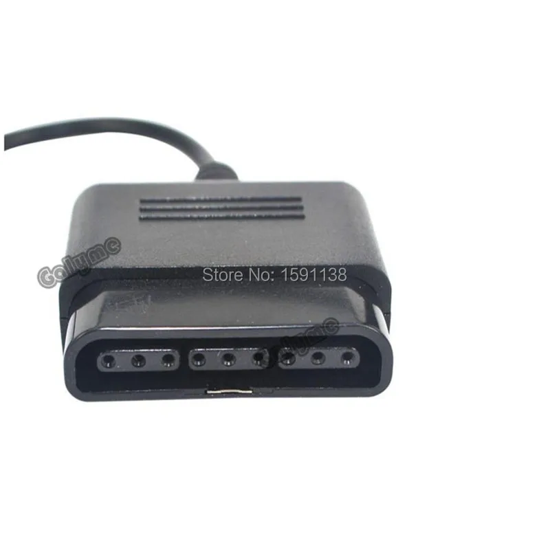 Новое поступление черный USB кабель конвертер для игрового контроллера PS2 PS3 ПК