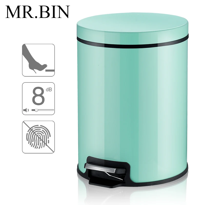 MR. BIN 12L Ножная Педаль мусорная корзина со съемным внутренним ведром Современная