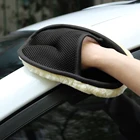 Мягкие шерстяные перчатки для мытья автомобиля, для BMW E60, Ford focus 2, Kuga, Mazda 3, cx-5, Volkswagen Polo, Golf 4, 6, GTI