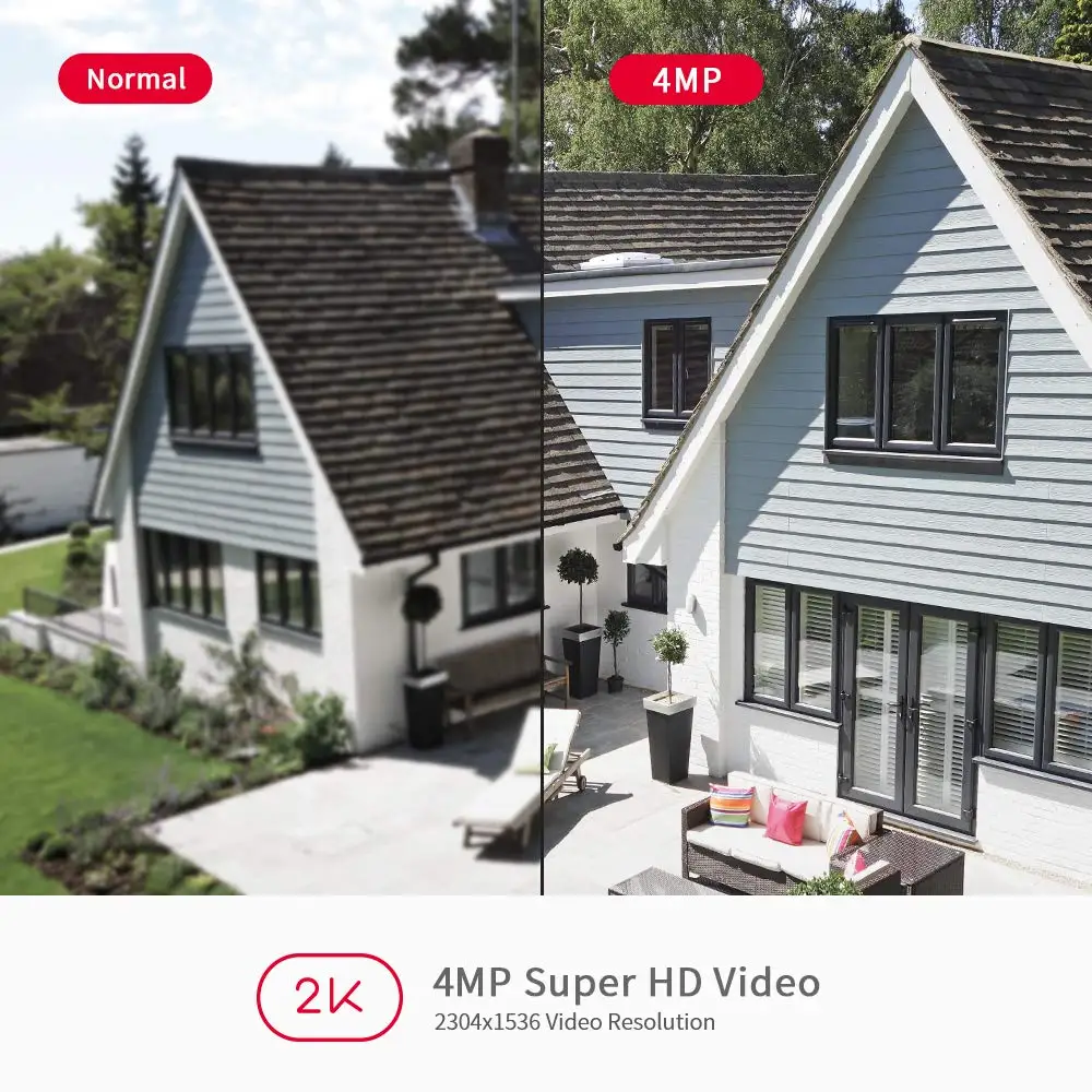 Foscam G4P супер HD 4MP(2 K) WiFi Водонепроницаемая камера безопасности с детектором движения человека 66 футов ночного видения Пуля IP камера