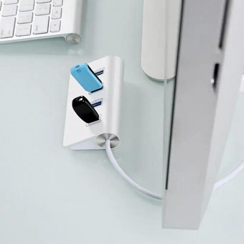 Высокое качество 4 портовый Usb 2 0 Multi Hub разветвитель Алюминий адаптер высокое