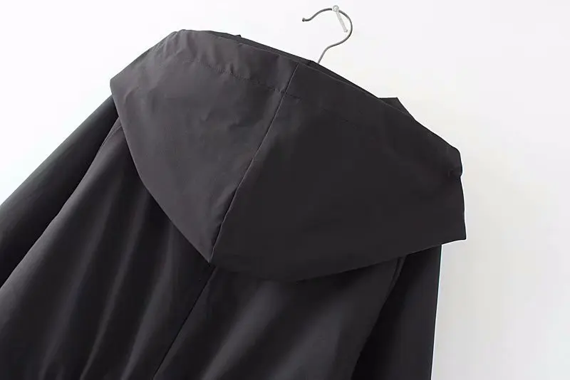 Куртка с капюшоном размера плюс 2XL, 2XL, 4XL, свободная куртка с лентами, для мальчика, друга, Harajuku, больше размера, ветровка, женская, в стиле хип-хоп, Базовая куртка