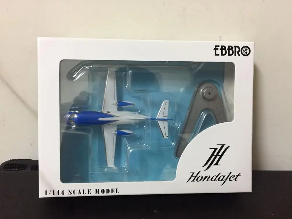 Полностью металлическая модель самолета Hondajet Honda N420EX Ebbro 1/144 синий/белый|caterpillar