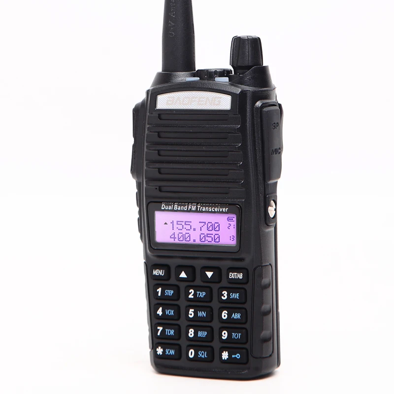 1pcs/2pcs Walkie Talkie Baofeng UV-82 Radio Station 5W Portable Baofeng UV 82 Radio amateur BF-UV82 Dual PTT Two Way Radio 2-PTT