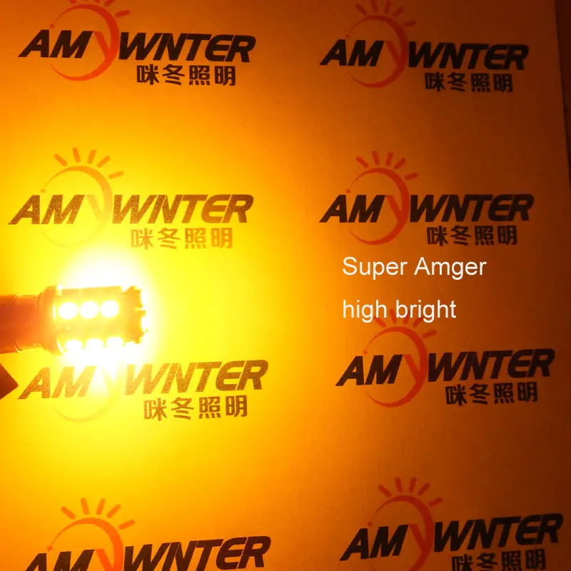 Amywnter T20 W21/5w 12v W16w 7443 Led Dual светильник функция Wy21w желтый белый авто лампы стоп
