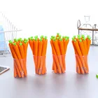 1 шт. Милая мультяшная Реалистичная ручка для укладки моркови нейтральная черная ручка для подписи школьная Ручка Офисные принадлежности оптовая продажа