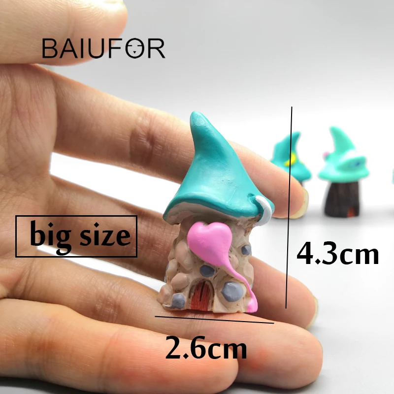 BAIUFOR Kawaii мультфильм дерево дом фотоаксессуары Террариум фигурки фотография