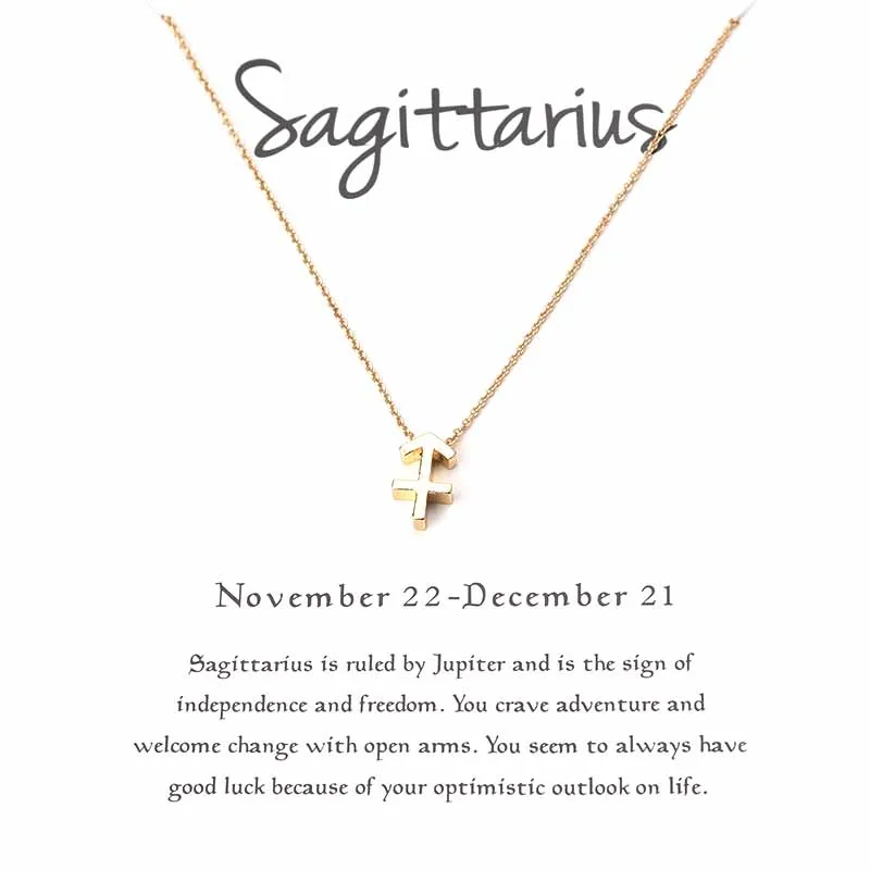 Ожерелье с 12 знаками Зодиака EY1545 1 шт.|pendant necklace|necklace zodiacstar sign |