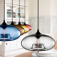 modern stained glass lustre pendant lights sphere shape ceiling fixture kitchen island lighting fixtures led edison cord hanging