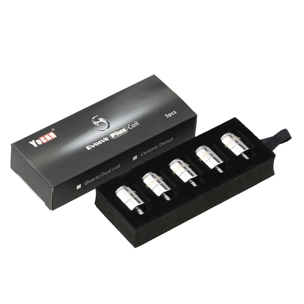 Оригинальная катушка Yocan Evolve Plus 5 шт. с двойной кварцевой катушкой (QDC)/ 0.8ohm