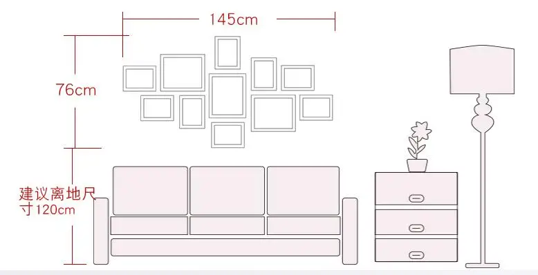 11 шт./компл. черный стеллаж фотографирования рисунок объявления таблички