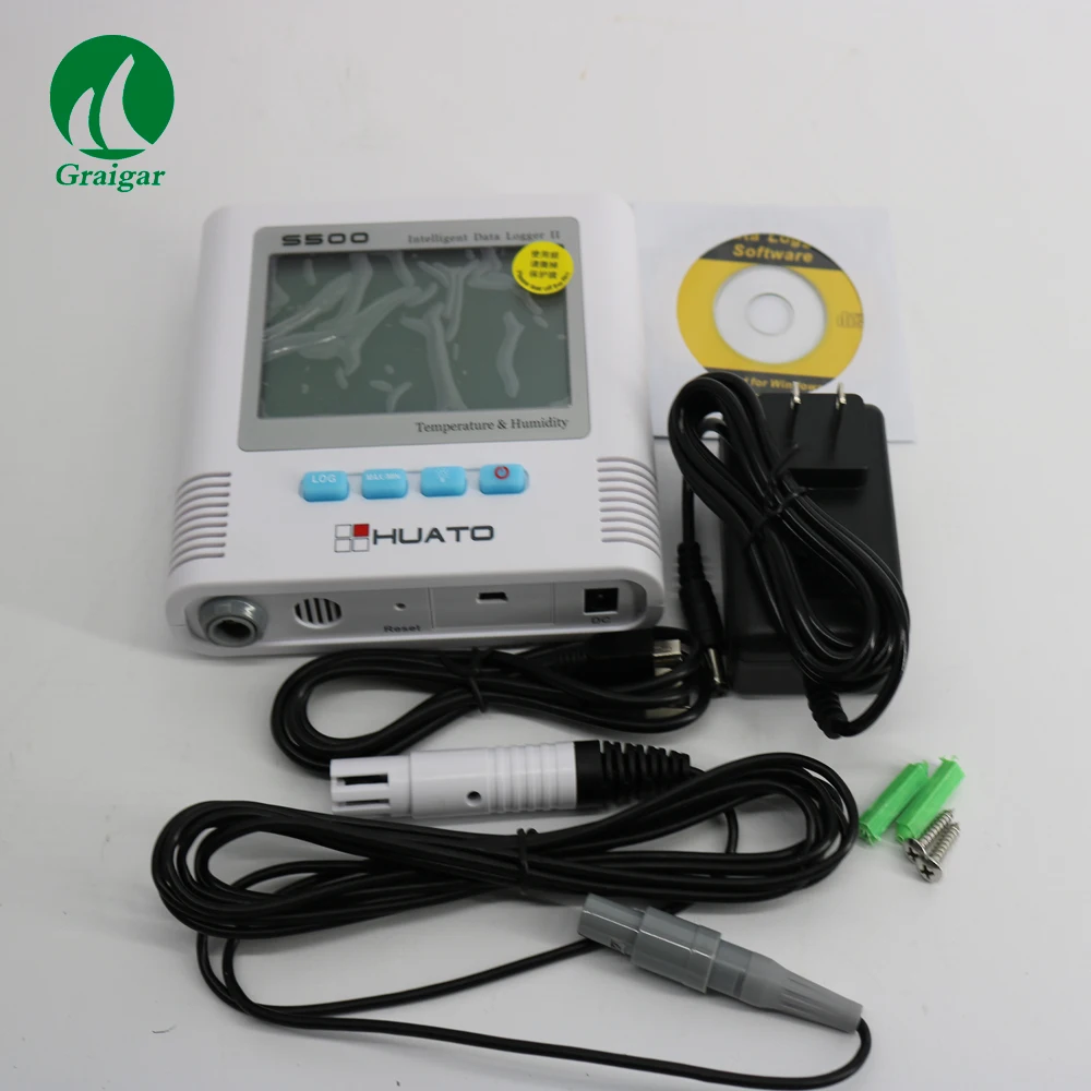 

Huato S500-EX регистратор данных о температуре и влажности с функцией печати в реальном времени