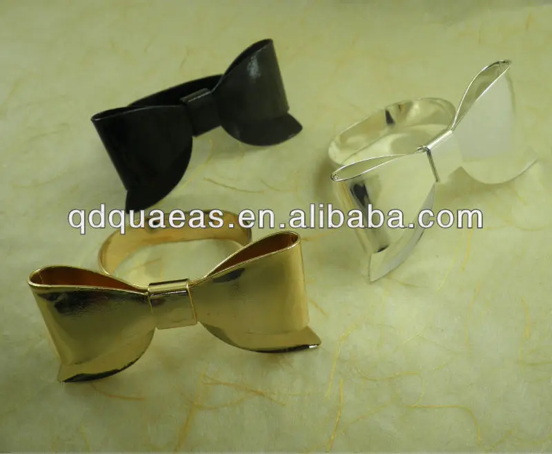 

metal napkin ring, wholesale bow napkin holder