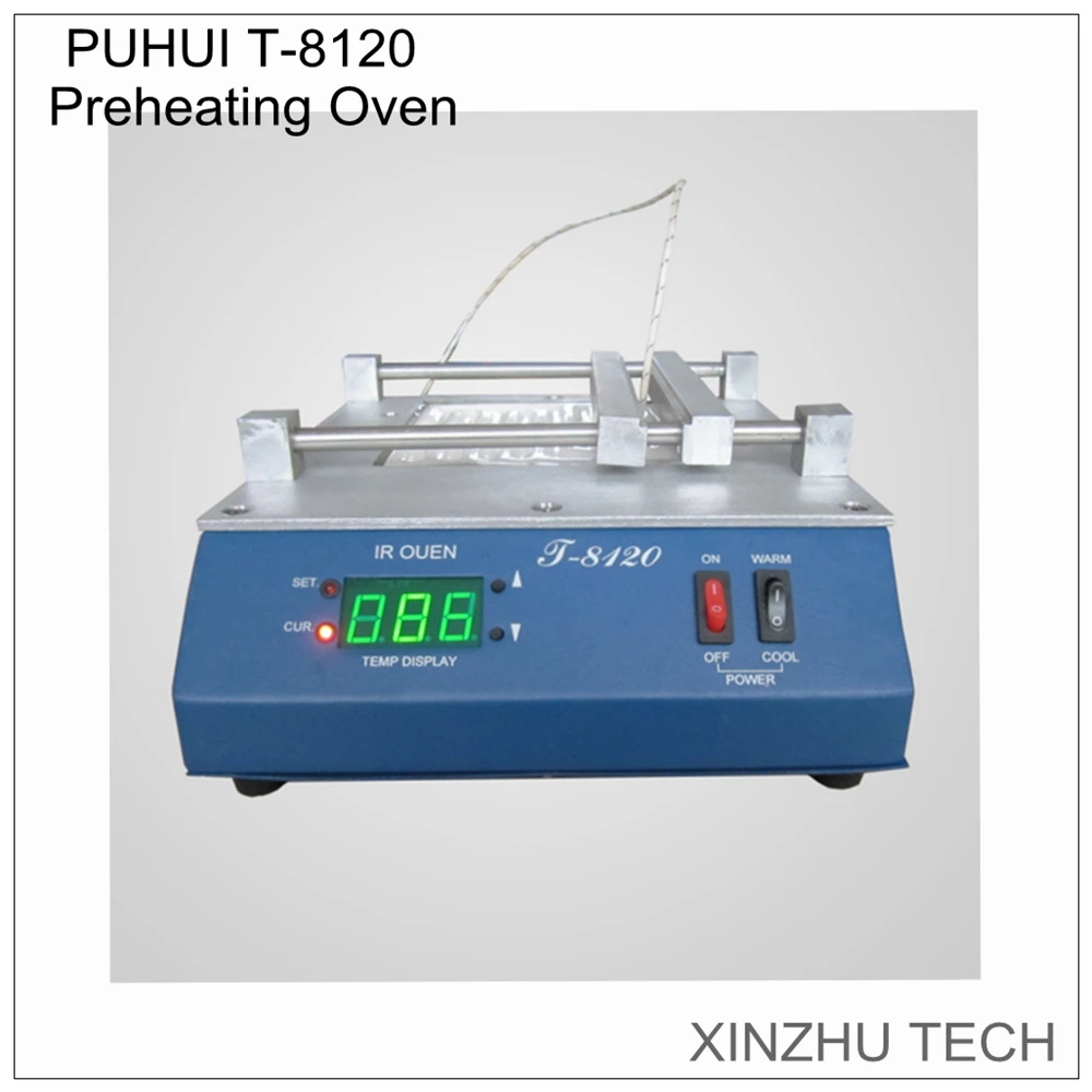 

CE Free Shipping T-8120 LED Temp Display BGA rework station Preheating oven T8120 Free Shipping Preheater Soldering Station