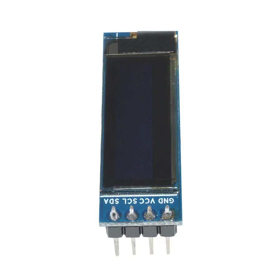 0 91 дюймов 128x32 IIC I2C синий OLED ЖК-дисплей DIY модуль SSD1306 Драйвер IC DC 3 В 5 для Arduino PIC |