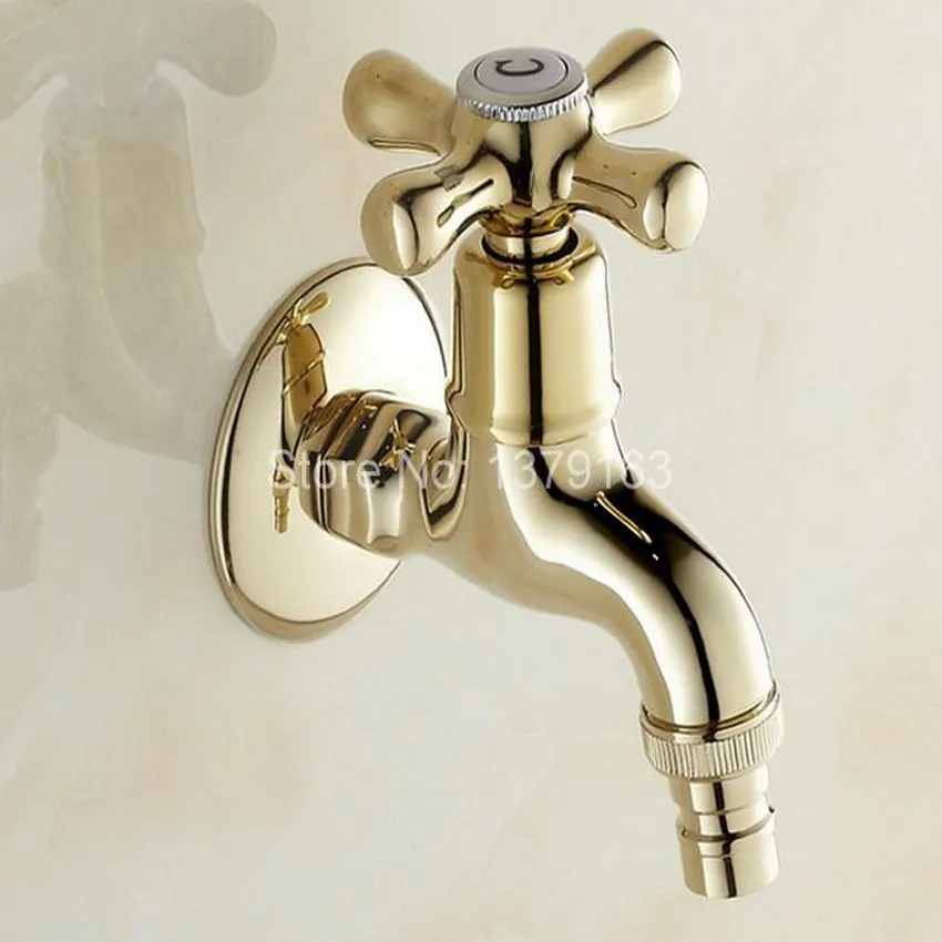 Настенный латунный кран для мытья ванной комнаты стиральная машина сада медный