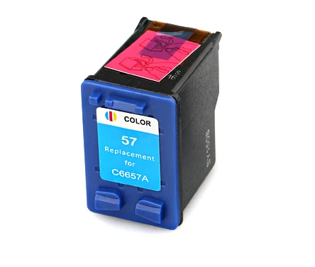 1x для 57 совместимых цветных чернильных картриджей с hp57 PSC1110 1205 1210 1340 1350 1355 2000 2105 2110