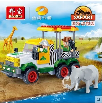 Banbao Строительный набор сделай сам Совместимость с lego city car 685 3D блоки модель