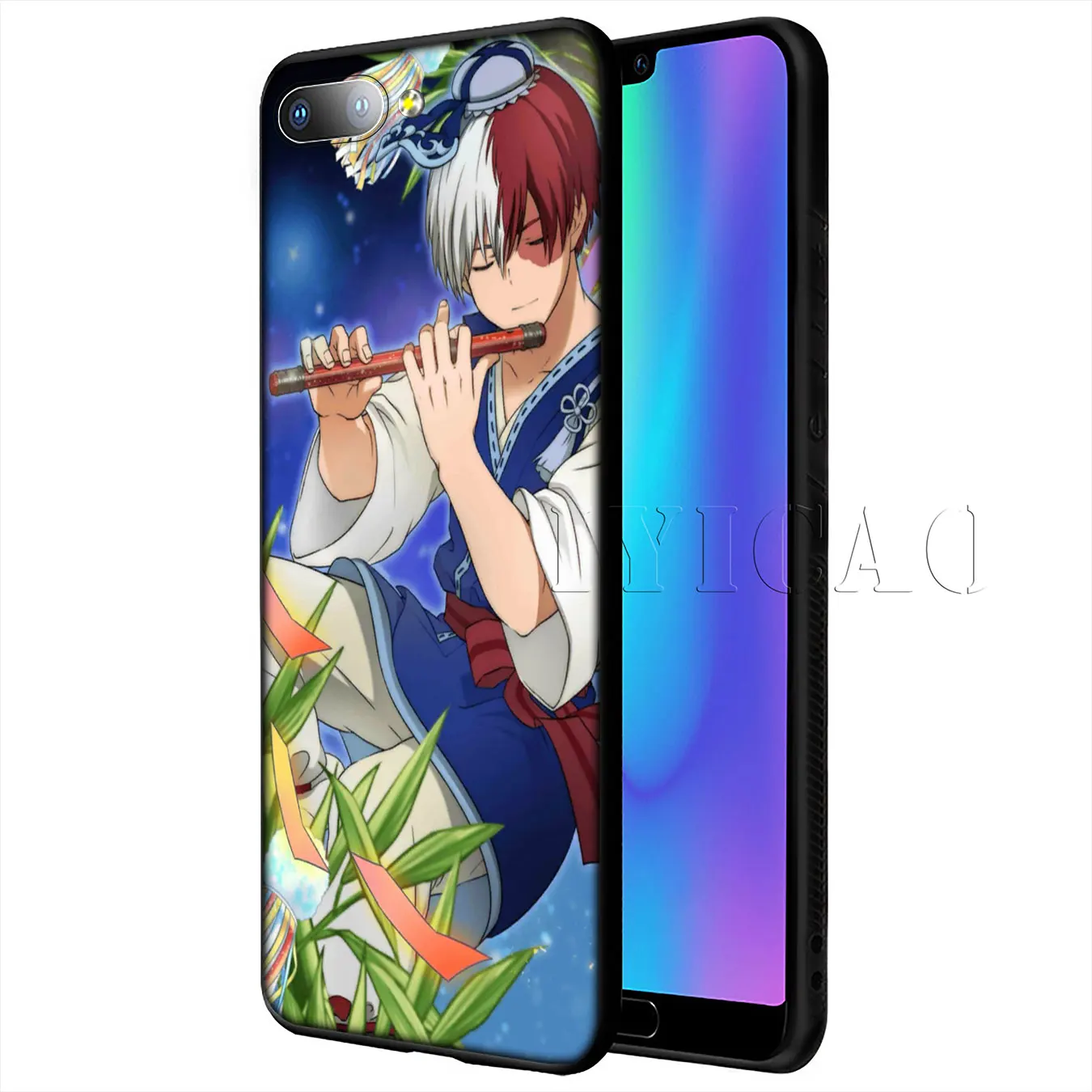 Мягкий чехол IYICAO My hero Academy Todoroki Shouto для Huawei P20 Pro P10 P8 P9 P30 Lite Mini 2017 P Smart 2019|Бамперы| |