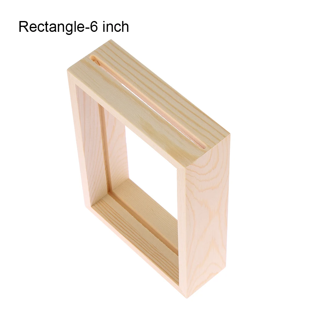 rectangle-6 inch Новая Винтажная Красивая мульти фоторамка онлайн DIY художественная деревянная Свадебная мини-фоторамка винтажная семейная рамка мольберт домашний декор - Цвет: rectangle-6 inch