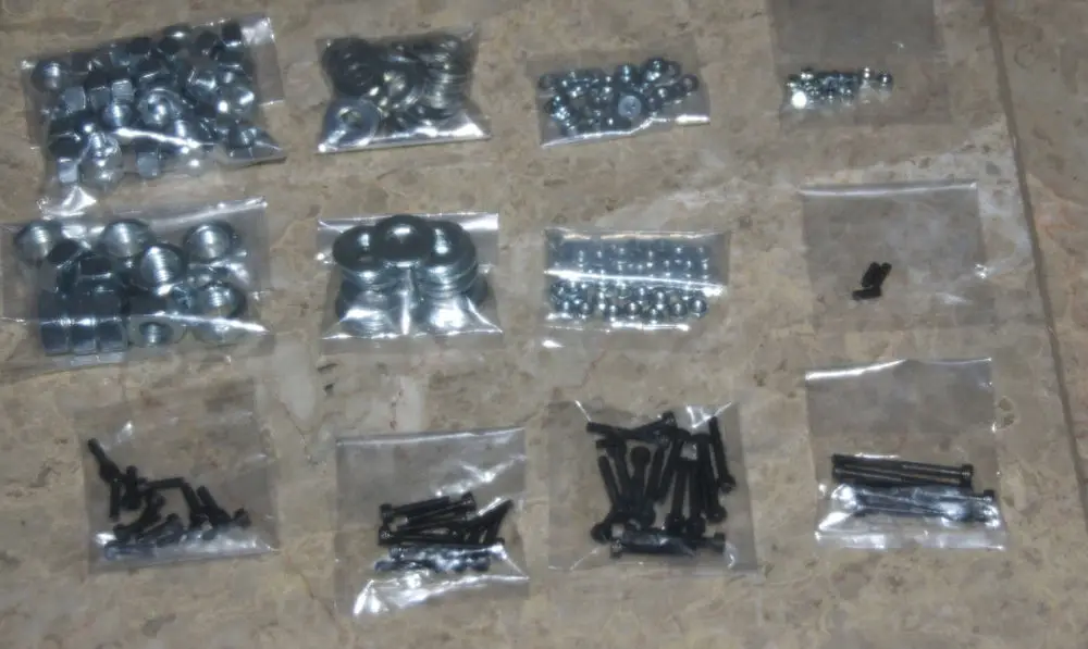 

Reprap Prusa i3 Single Plate Nut and Bolt Hardware Kit