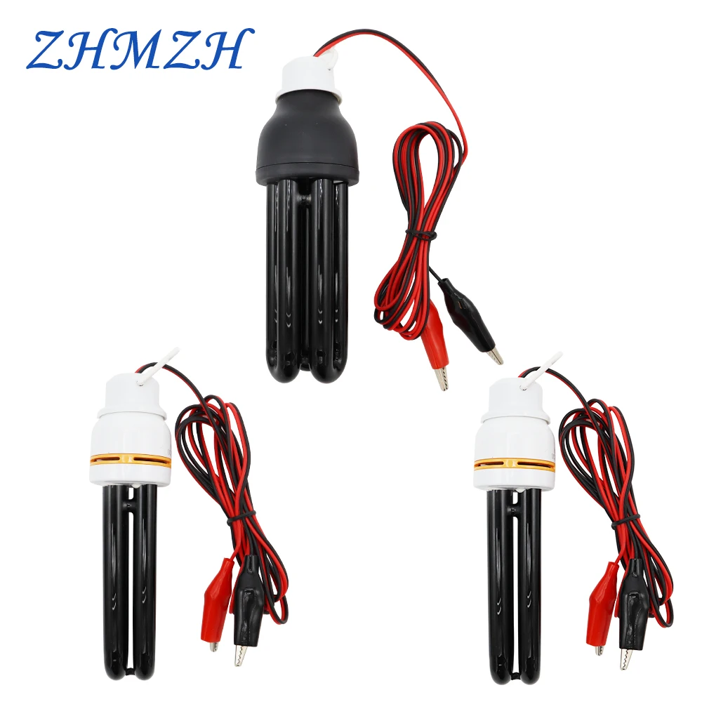 DC12V 15 Вт 20 40 энергосберегающий черный светильник CFL УФ s селекционная ловушка