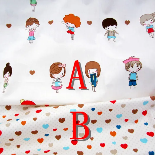 Syunss хлопчатобумажная ткань с принтом сердца для девочек домашний текстиль