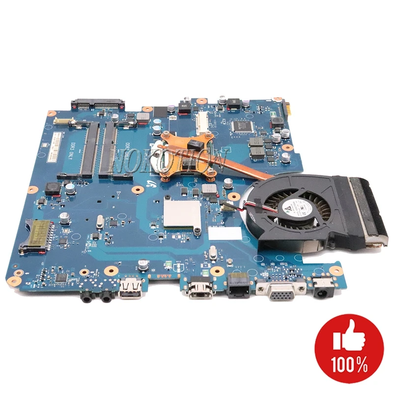 NOKOTION BREMEN-C для Samsung R540 NP-R540 Материнская плата ноутбука HM55 DDR3 Бесплатный процессор +
