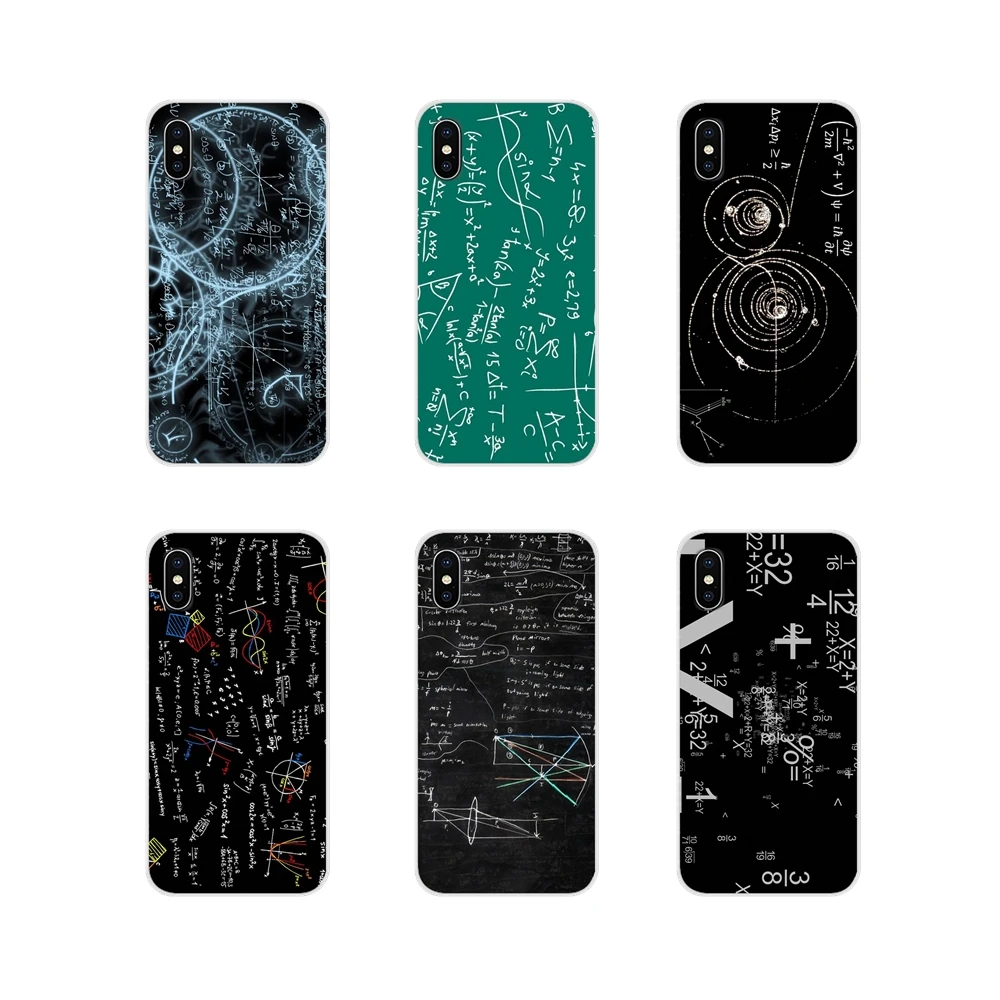 Аксессуары чехлы для телефонов вдохновленные математической формулой Apple iPhone X XR