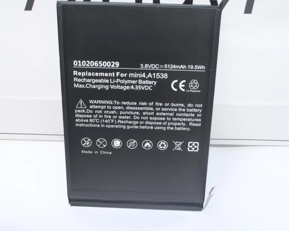 ISUNOO 5124mAh батарея для iPad mini 4 mini4 Замена планшета Батарея 0 цикл с ремонтными