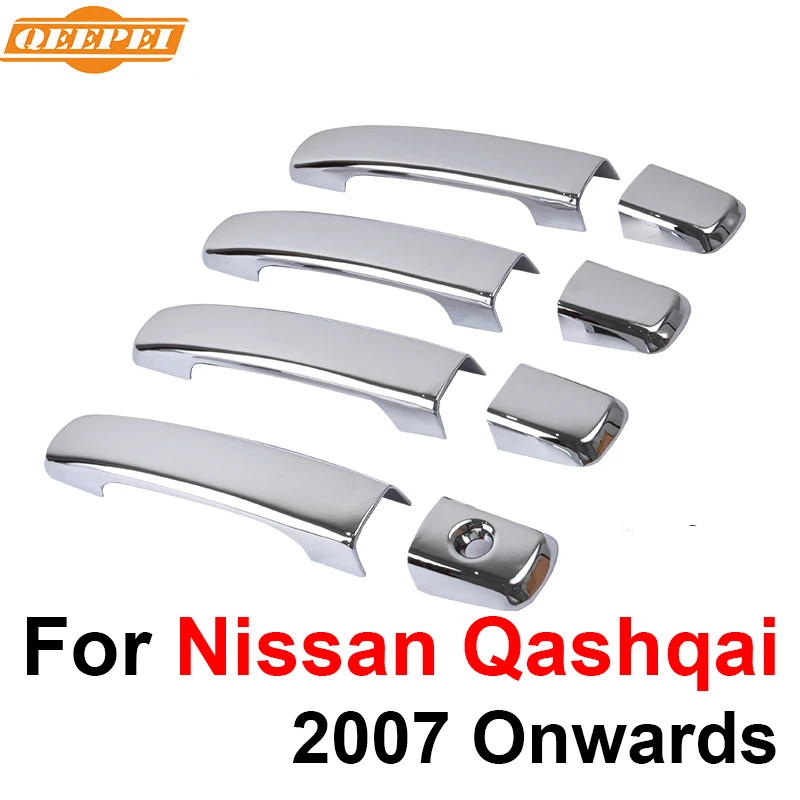 QEEPEI ABS 8 шт. автомобилей дверные ручки крышки для Nissan Qashqai 2007 2008 2009 2010 2011 2012 2013 2014 2015