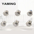 16 мм19 мм22 мм стартер мгновенного действия металлический дверной звонок Кнопка питания винт переключения автомобиль двигатель ПК электрозапуск