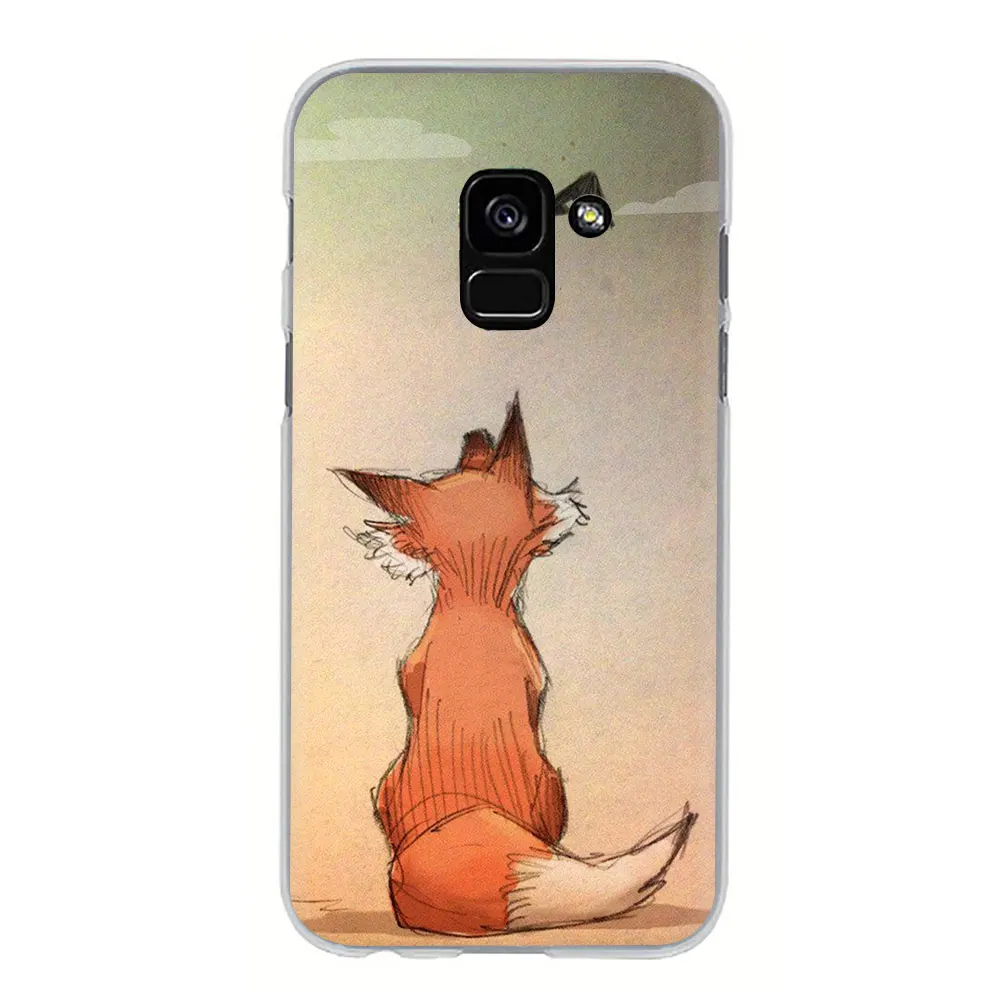 H3 Fox Animal Hard phone cover case for Samsung Galaxy A3 5 A6 7 8 9 A10 30 40 50 70 - Цвет: H3