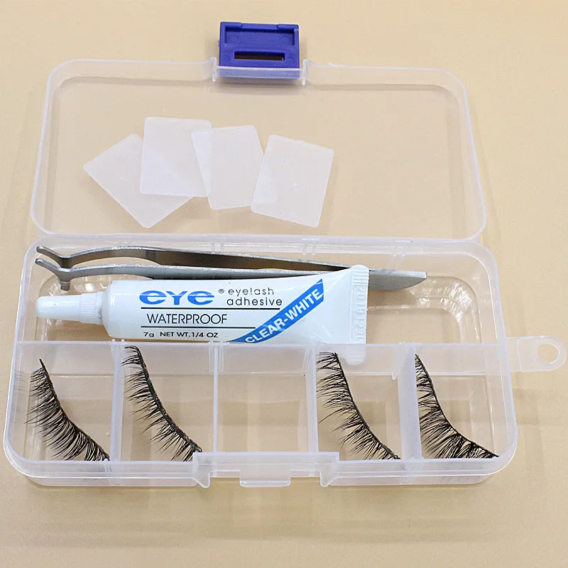 Ресницы Коробка для хранения ненатуральные искусственные чехол накладные