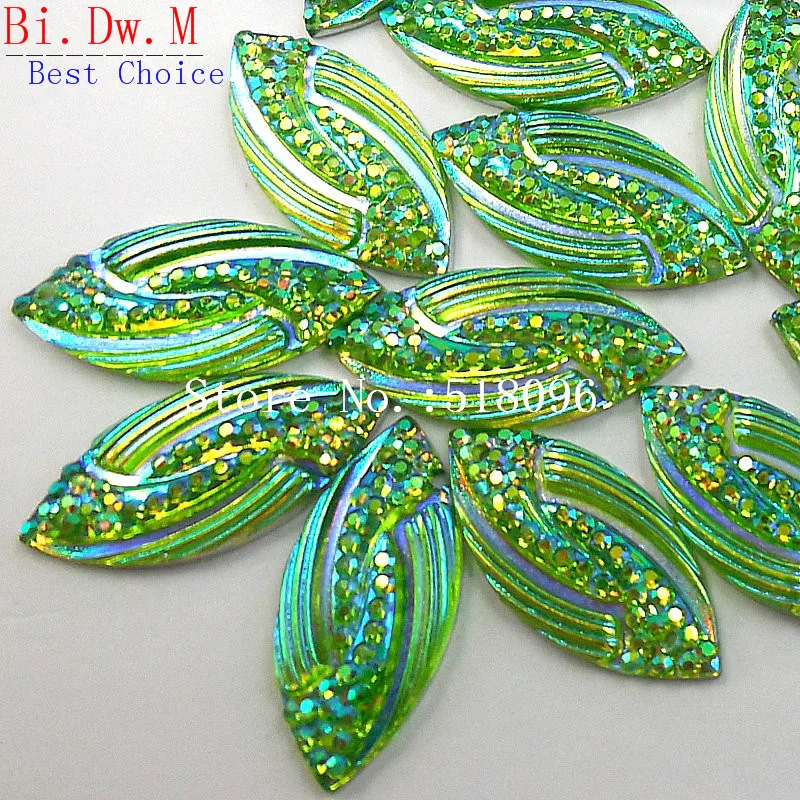 goddess! Resin Rhinestones Boat Shape 10x24mm Yellow Green AB Sew-On Stones and Crystals Strass Crystal For Evening Dresses Diy | Дом и сад