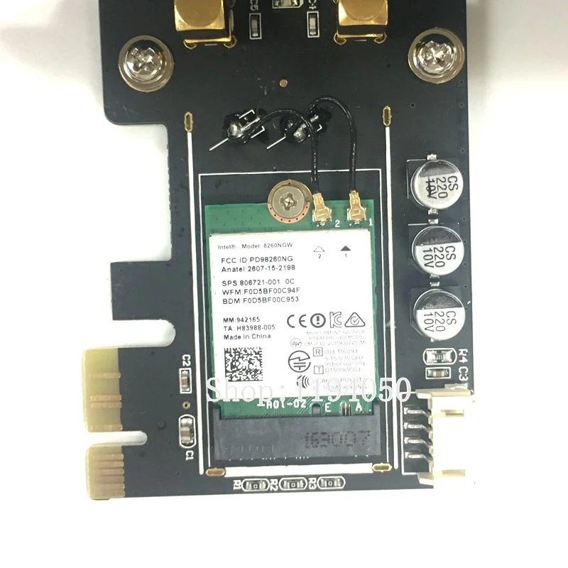 Новая BT 4 0 Двухдиапазонная Беспроводная-AC Intel 8260 867 Мбит/с 2 4G/телефон Wi-Fi PCi-E