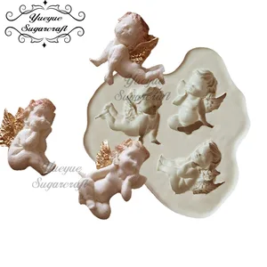 Детская силиконовая форма Yueyue Sugarcraft, 1 шт., форма для украшения торта, форма для шоколадной мастики, CK-SM-166