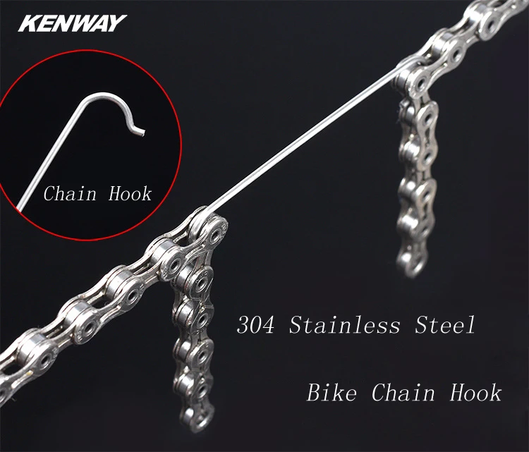 KENWAY 304 нержавеющая сталь MTB цепь для дорожного велосипеда крючки Сверхлегкий велосипед соединительные Инструменты инструменты высокого качества инструменты для ремонта велосипеда