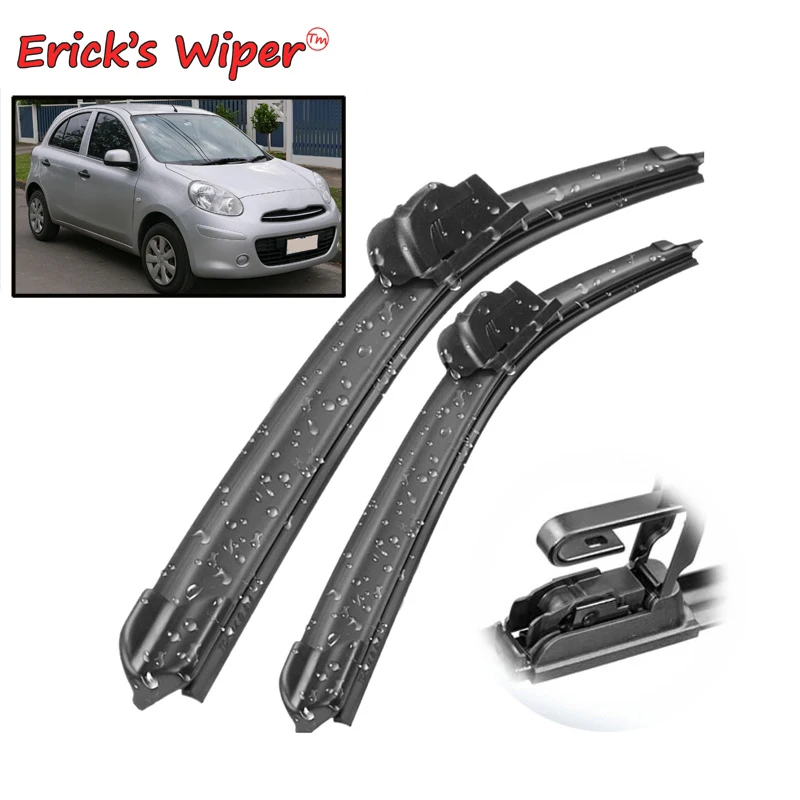 Щетки стеклоочистителя Erick's для Nissan Micra March K13 2010-2020 лобовое стекло переднее 21 + 14
